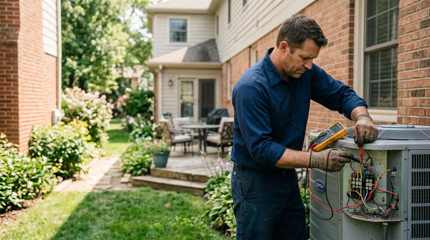 HVAC technician working near Newell, IA